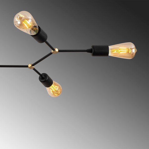 Plafoniera nera 48x95 cm Sparrow – Opviq lights-image-4