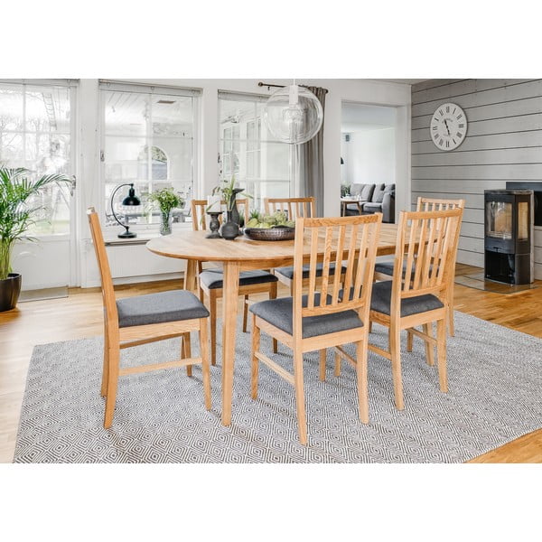 Sedia da pranzo in rovere marrone Filippa - Rowico-image-2