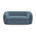 Divano blu con rivestimento in ciniglia 160 cm Celine – Bobochic Paris