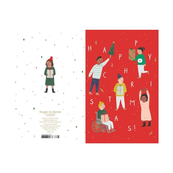 Balicí papíry v sadě 8 ks s vánočním motivem Chicago School  – Roger la Borde-image-1