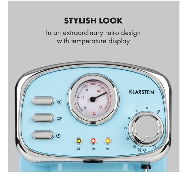 Macchina da caffè blu Espressionata Gusto - Klarstein-image-4