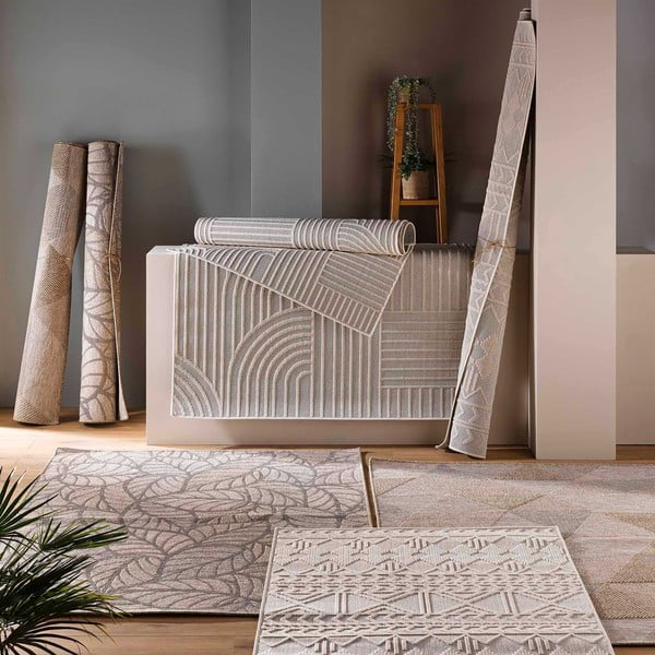 Tappeto beige 160x230 cm Odilon – douceur d'intérieur-image-1