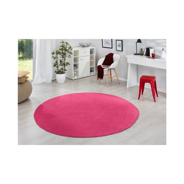 Tappeto rotondo rosa ø 133 cm Fancy - Hanse Home-image-1