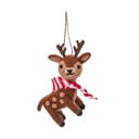 Decorazione per albero di natale in lana fatta a mano 12 cm Reindeer – Sass & Belle