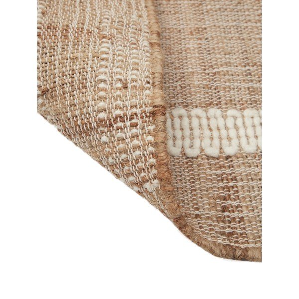 Tappeto di colore naturale in misto iuta tessuto a mano 50x80 cm Kerala – Westwing Collection-image-3