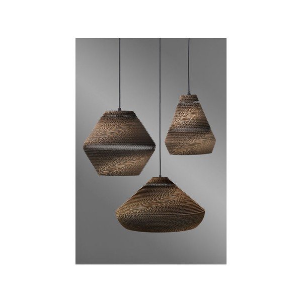 Lampada da soffitto marrone ø 48 cm Alk - Villa Collection-image-2
