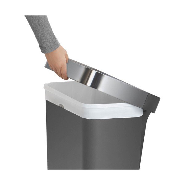 Cestino in plastica a pedale 45 l - simplehuman-image-1