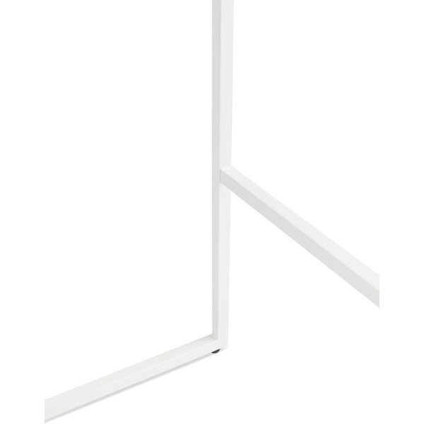 Tavolo da bar nero con gambe bianche, altezza 105 cm Tikafe - Kokoon-image-4