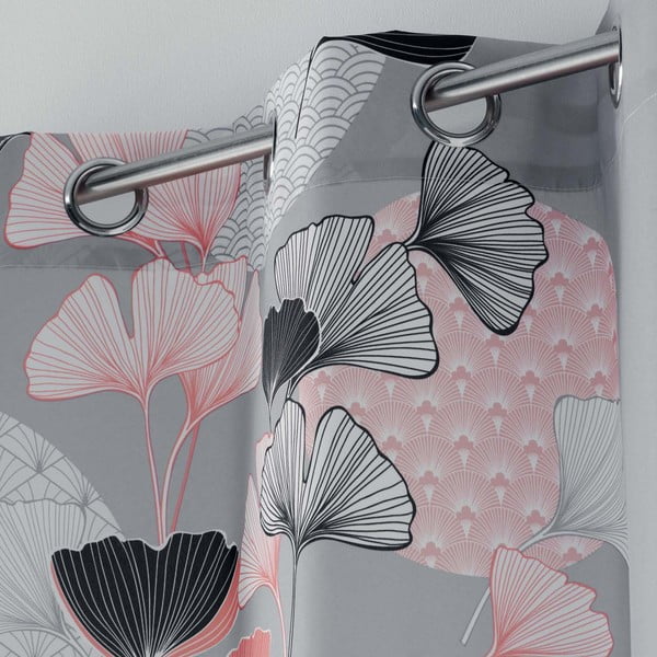 Tenda grigia 140x260 cm Eden - douceur d'intérieur-image-1