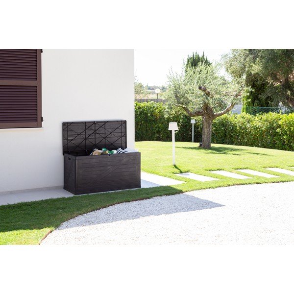 Contenitore da giardino color antracite Wood – Toomax-image-2