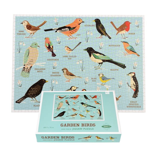 Puzzle 1000 pezzi 1000 Garden Birds - Rex London