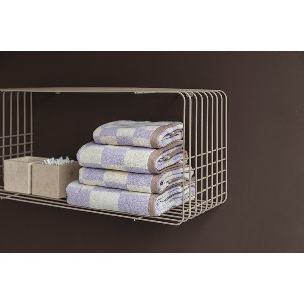 Mensola beige in metallo con ripiani multipli 70 cm Wire – Mette Ditmer Denmark-image-3