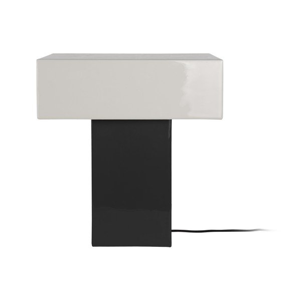 Lampada da tavolo nera (altezza totale 35 cm) Grato Recto – Leitmotiv