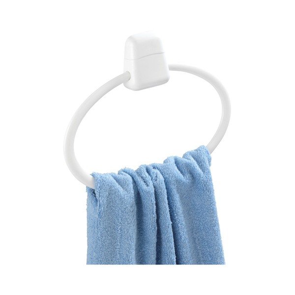 Porta asciugamani rotondo a parete bianco Pure - Wenko