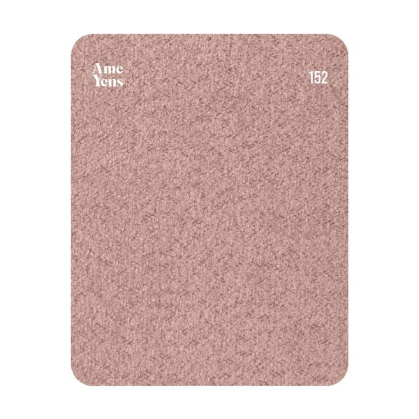 Poltrona relax rosa in tessuto bouclé Kukumo - Ame Yens-image-4