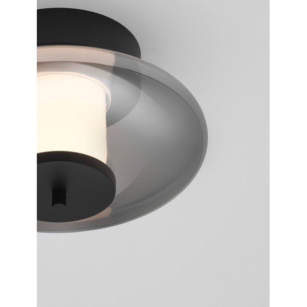 Plafoniera LED nera opaca in vetro con intensità regolabile Ballet – Nova Luce-image-2