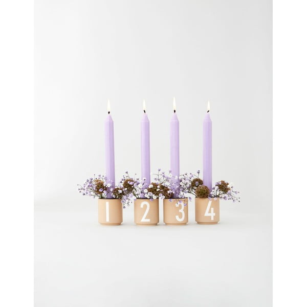 Set di 4 candelieri neri - Design Letters-image-2