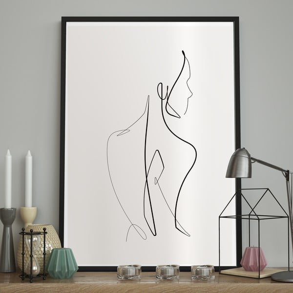 Dipinto 70x100 cm Sketchline Naked – DecoKing-image-1