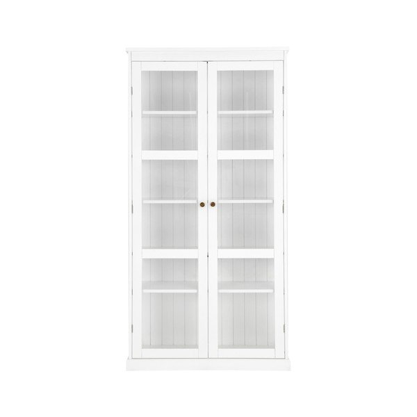 Vetrina bianca in MDF 98x193x34 cm Wilma – Ellos Home-image-3
