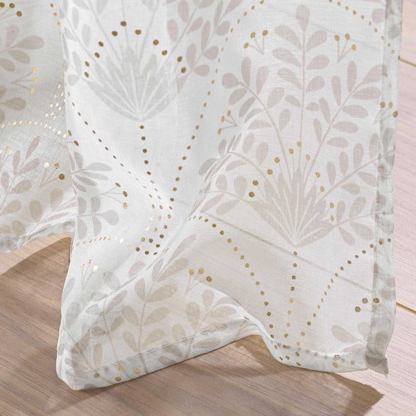 Tenda bianca e beige 140x280 cm Majestia - douceur d'intérieur-image-3