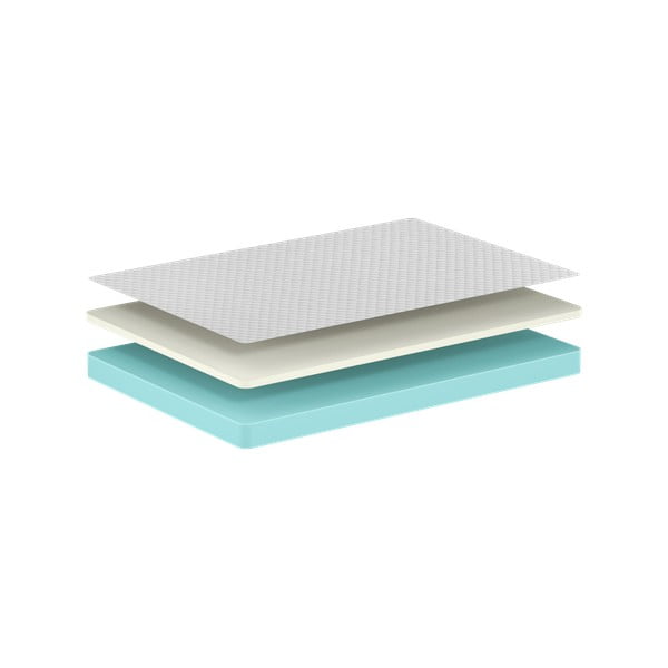 Materasso per bambini in schiuma 90x200 cm VISCO - Vipack-image-1