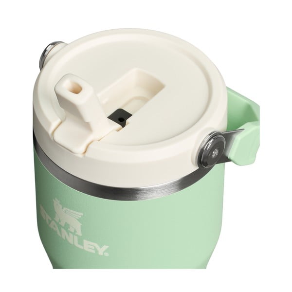 Borraccia termica color salvia in acciaio inox 600 ml IceFlow™ Flip Straw 2.0 Tumbler Pistachio – Stanley-image-1