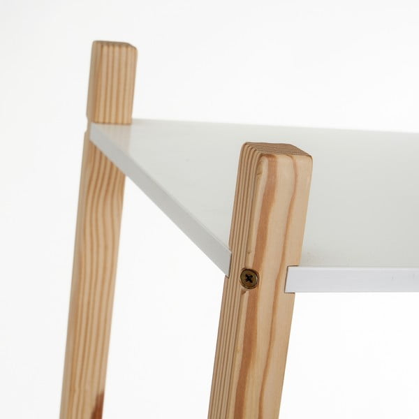 Libreria per bambini bianca 60x106,5 cm - Casa Selección-image-2