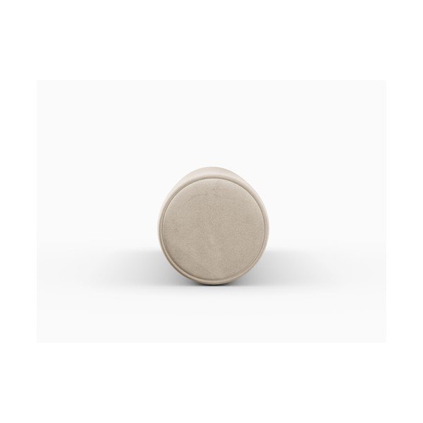 Cuscino in velluto beige per divano componibile Rome Velvet - Cosmopolitan Design-image-1