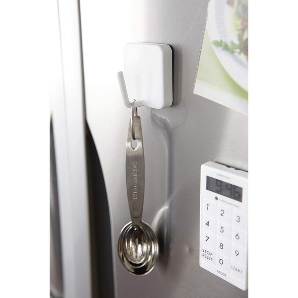 Gancio magnetico bianco Tower - YAMAZAKI-image-2