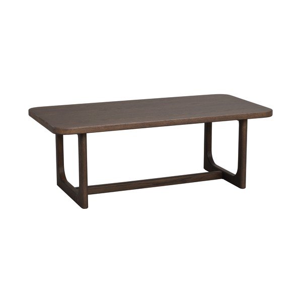 Tavolino da salotto colore naturale scuro con piano effetto rovere 50x103 cm Driscoll – Rowico