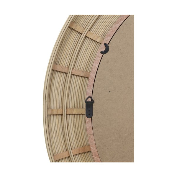Specchio da parete con cornice in rattan ø 109,5 cm Piedre - Light & Living-image-4