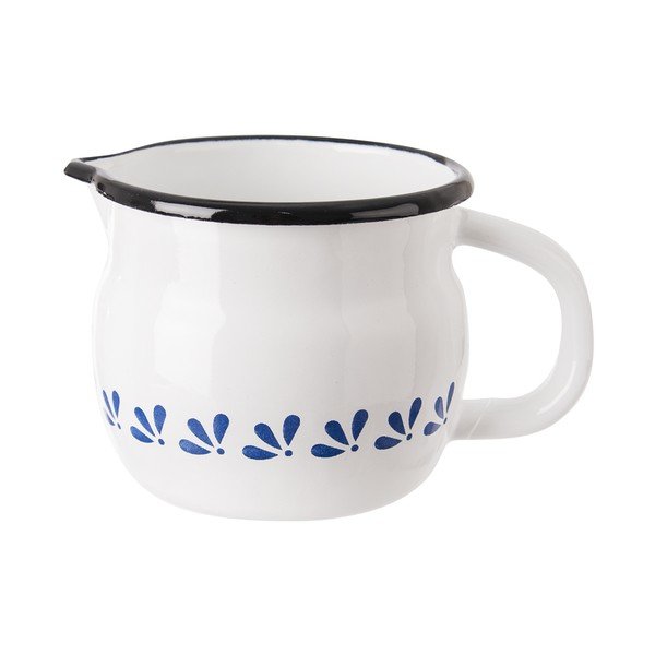 Tazza in smalto bianco , 0,8 l Belly - Orion-image-1