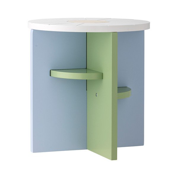 Sgabello per bambini verde chiaro/azzurro Latti – Bloomingville Mini-image-3
