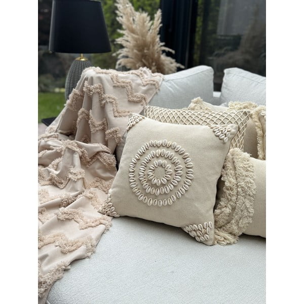 Federa decorativa in cotone 43x43 cm Seashells – Mioli Decor-image-3