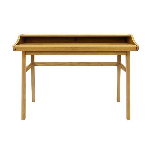 Scrivania in stile segreteria con effetto rovere 44x115 cm Carteret – Woodman