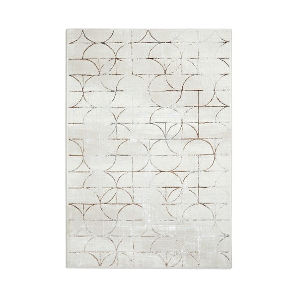 Tappeto beige/argento 230x160 cm Creation - Think Rugs