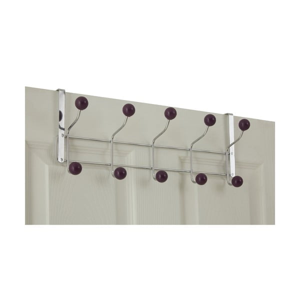 Appendiabiti in metallo bordeaux-argento 41 cm - Premier Housewares-image-4