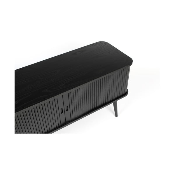 Cassettiera nera con ante scorrevoli Barbier - Zuiver-image-2