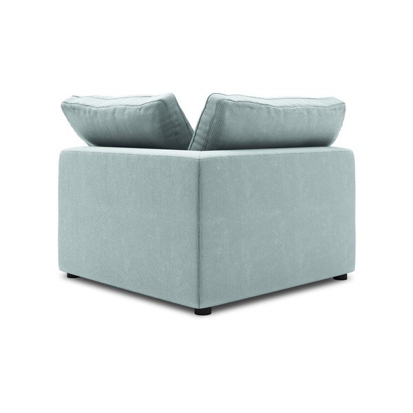 Angolo reversibile azzurro del divano modulare in velluto a coste Galaxy - Windsor & Co Sofas-image-2