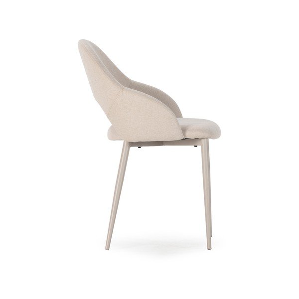 Sedie da pranzo in set beige in imbottito 2 pz Lia – Marckeric-image-4