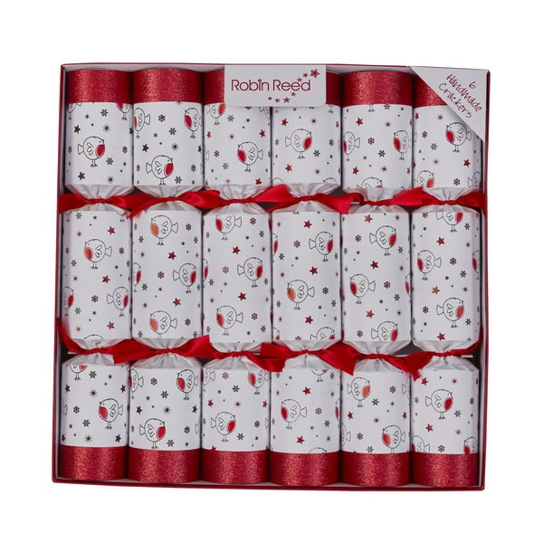 Set di cracker natalizi 6 pz Racing Robin – Robin Reed