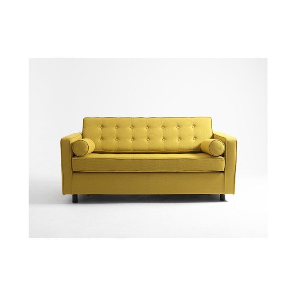 Divano letto giallo di forma personalizzata con due posti a sedere Topic - CustomForm-image-1