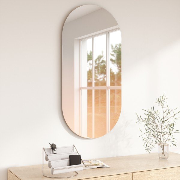 Specchio da parete 46x92 cm Misto - Umbra-image-1