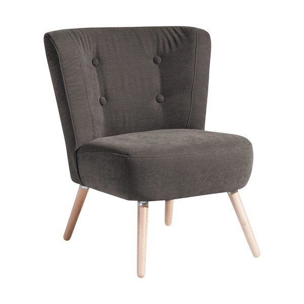Poltrona marrone Neele Velor - Max Winzer