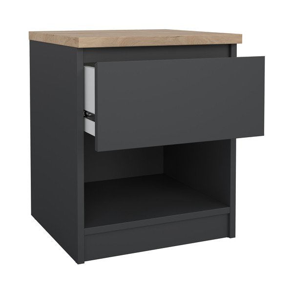 Comodino grigio scuro Naia – Tvilum-image-3