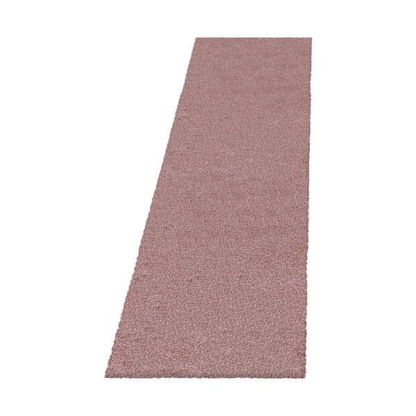 Passatoia rosa 80x250 cm Fluffy - Ayyildiz Carpets