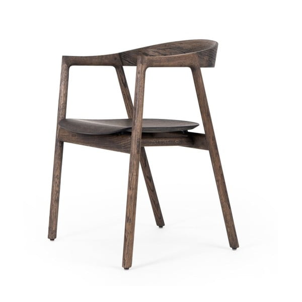 Sedia da pranzo in rovere marrone Muna - Gazzda