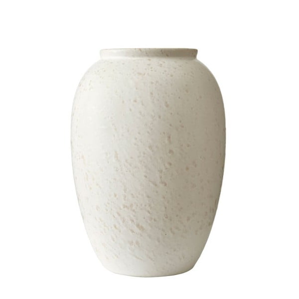 Vaso in gres bianco/naturale Matte - Bitz