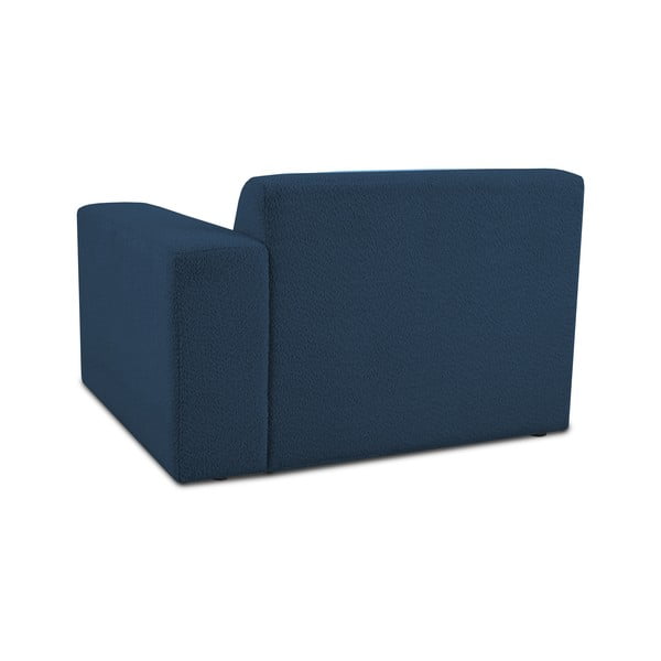 Modulo divano in bouclé blu scuro (angolo destro) Roxy - Scandic-image-2