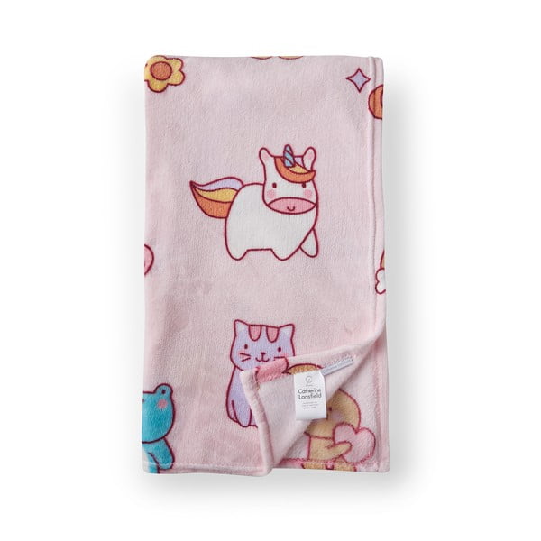 Coperta per bambini rosa in vello 130x170 cm Forever Together – Catherine Lansfield